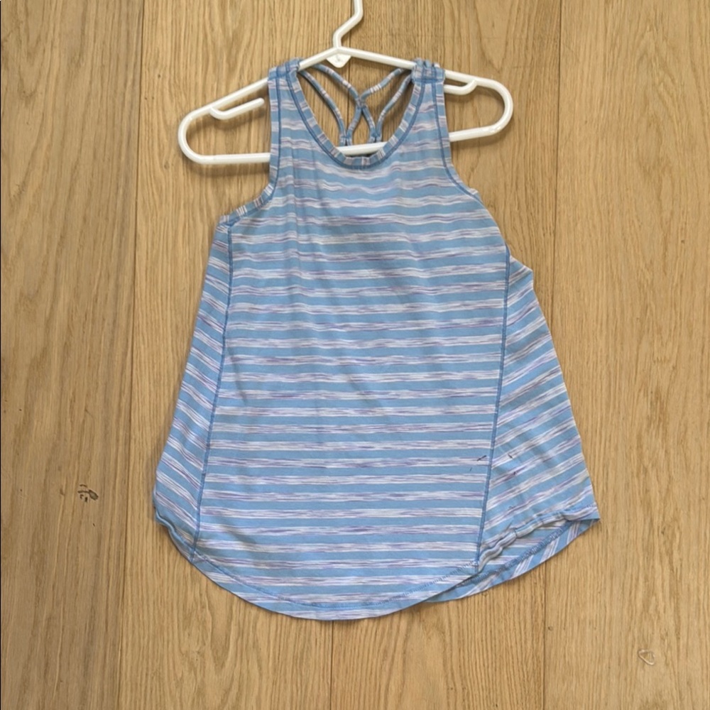 Ivviva blue and white striped Tanktop
